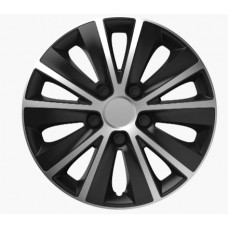 Колпаки на колеса R15 Elegant Rapid silver&black