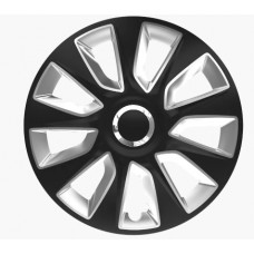 Колпаки на колеса R15 Elegant Stratos RC black&silver