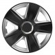 Колпаки на колеса R16 Elegant Esprit RC black&silver