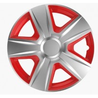 Ковпаки на колеса R16 Elegant Esprit silver&red
