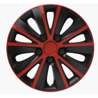 Ковпаки на колеса R16 Elegant Rapid red&black