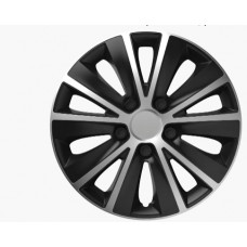Колпаки на колеса R16 Elegant Rapid silver&black