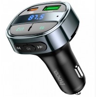 FM Трансмітер Hoco E70 PD30W+QC3.0 car BT FM transmitter Black
