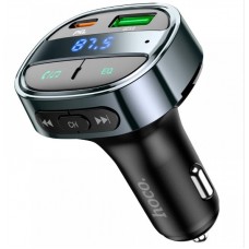 FM Трансмиттер Hoco E70 PD30W+QC3.0 car BT FM transmitter Black