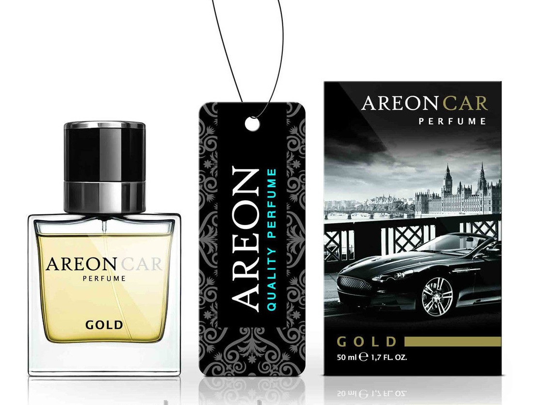 Ароматизатор Areon Car Perfume Gold MCP04 50мл Оптовые цены на сайте  shockauto